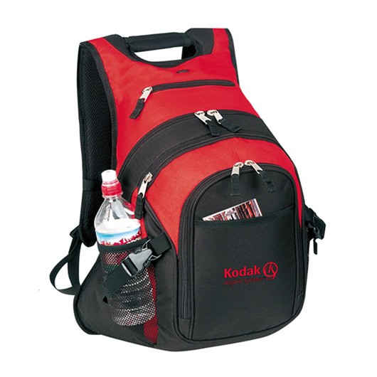 Black Red Deluxe Laptop Backpacks